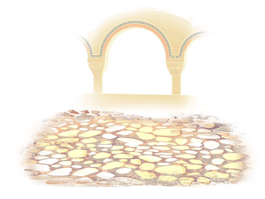 arch and stone background